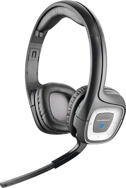 Plantronics .Audio 995 RF Wireless Binaural Head-band Silver headset