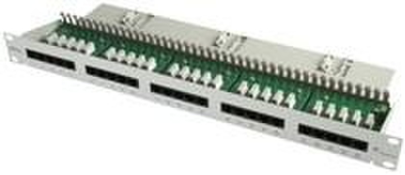 Telegärtner 25-port ISDN patch panel 1U patch panel