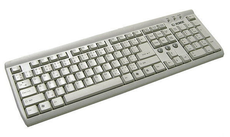 KME KB-2201 USB Keyboard/grey USB QWERTY Grey keyboard