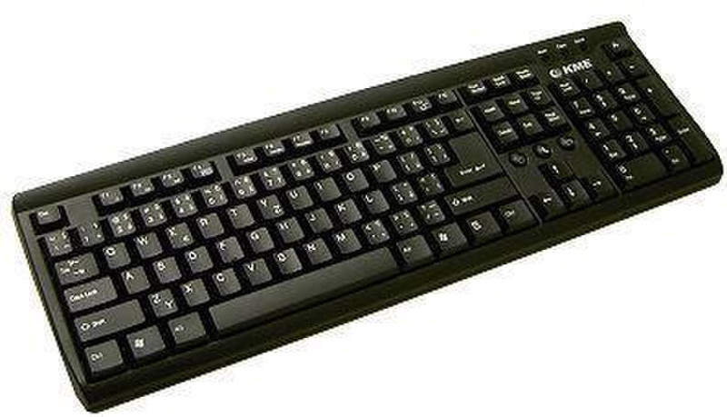 KME KB-2201 PS2 Keyboard/black PS/2 QWERTY Schwarz Tastatur