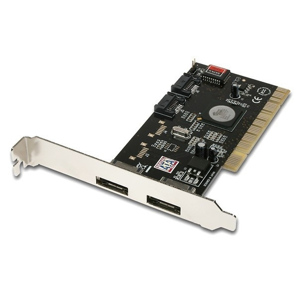 Axago PCI Card 2xeSATA + 2xSATA 3G RAID 3000Мбит/с сетевая карта