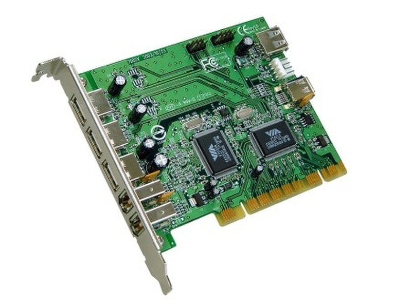 Kouwell IEEE1394a/USB2.0 Combo PCI card with VIA Chip Schnittstellenkarte/Adapter