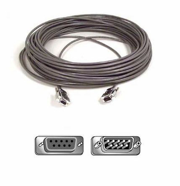 Belkin CGA/EGA/Serial 30.48m 30.48m Black KVM cable