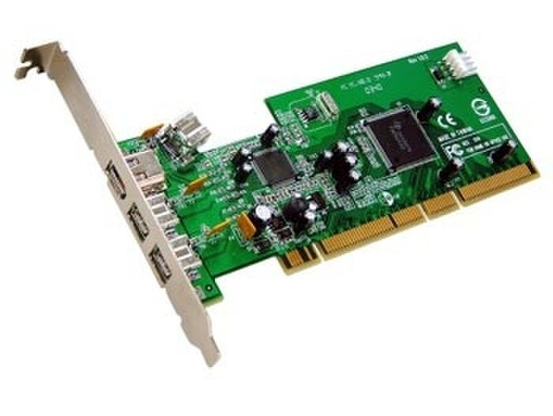 Kouwell 3 Ports IEEE 1394a/b PCI Express Card Schnittstellenkarte/Adapter