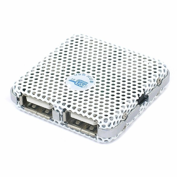 Axago Grill Hub 4xUSB 2.0 480Mbit/s Weiß Schnittstellenhub
