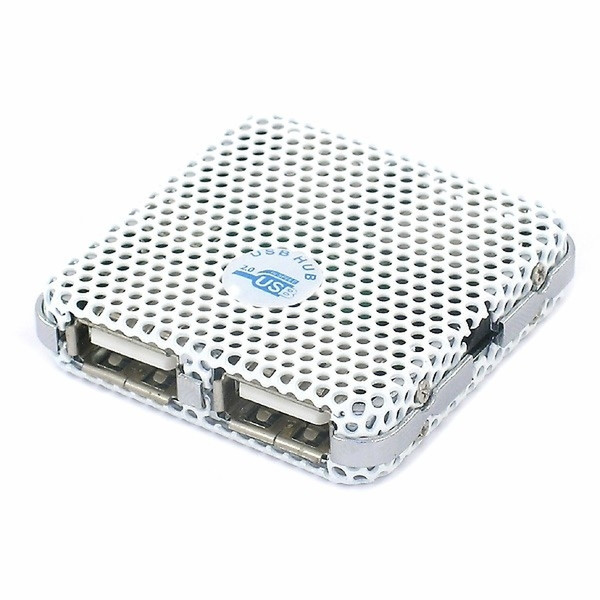 Axago Grill Hub 4xUSB 2.0 480Mbit/s White interface hub