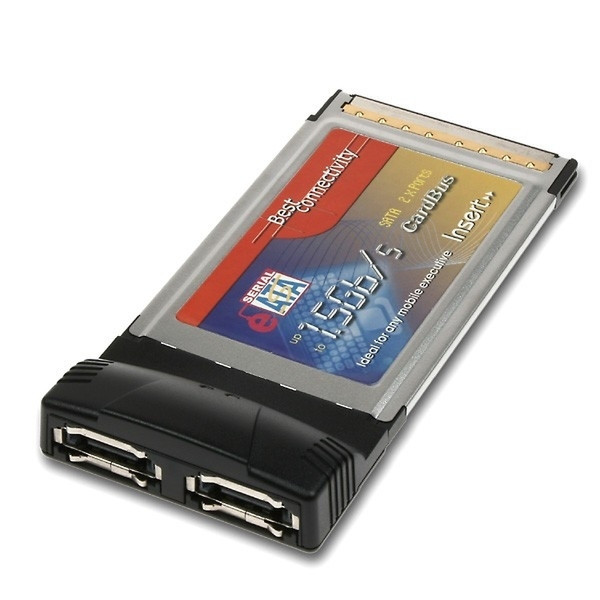 Axago PCMCIA CardBus Adapter 2x eSATA Schnittstellenkarte/Adapter