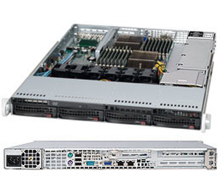 Supermicro 1022G-NTF AMD SR5670 Разъем G34 1U Черный