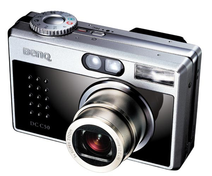 Benq DC C50 Kompaktkamera 5.04MP 1/1.8Zoll CCD 2560 x 1920Pixel Schwarz, Silber