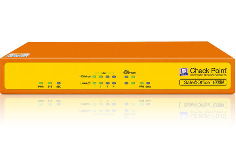 Check Point Software Technologies Safe@Office 1000N 1000Mbit/s Firewall (Hardware)