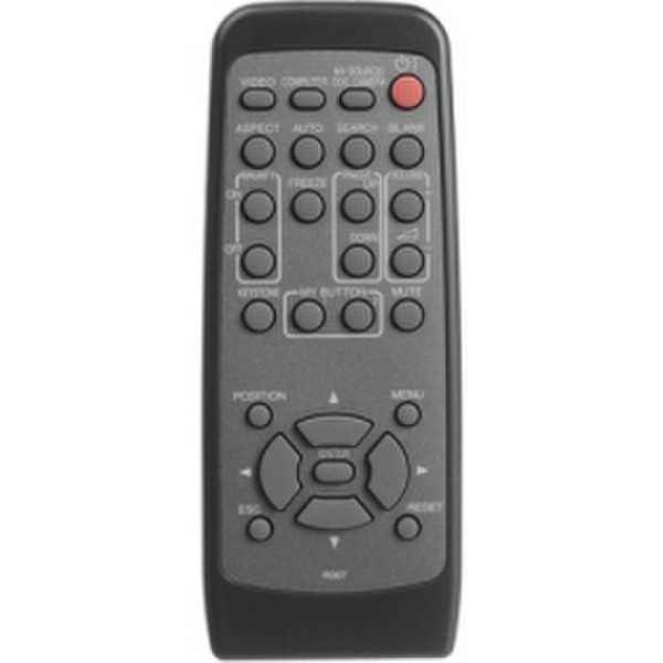 Hitachi HL02488 IR Wireless push buttons Black remote control