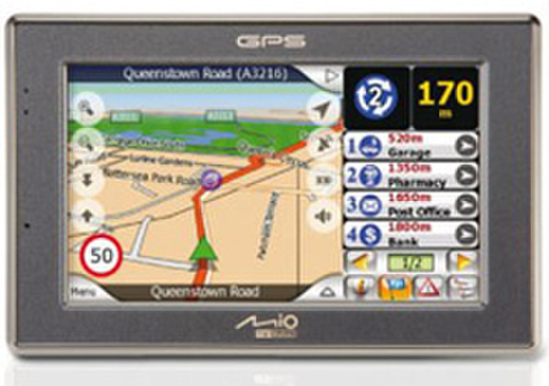 Mio C520 Car Navigation Портативный ЖК 190г Серый навигатор