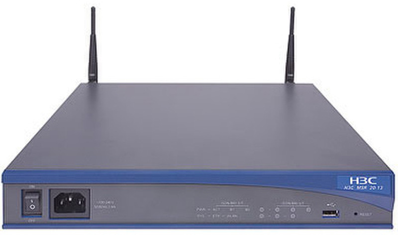 Hewlett Packard Enterprise MSR20-13-W Schnelles Ethernet Blau, Grau WLAN-Router