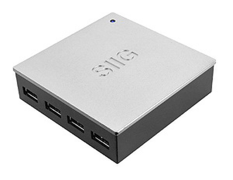 Siig JU-H70212-S1 5000Mbit/s Schwarz, Grau Schnittstellenhub