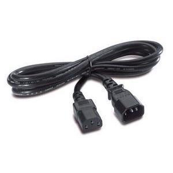 Hewlett Packard Enterprise AF573A 2m C14 coupler C13 coupler Black power cable