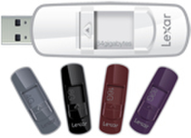 Lexar JumpDrive S70 4ГБ USB 2.0 Type-A Серый USB флеш накопитель