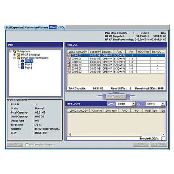 Hewlett Packard Enterprise XP Thin Provisioning Software 10TB Base License сетевое ПО для хранения данных