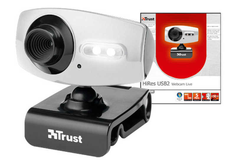 Trust HiRes USB2 Webcam Live WB-3600R Webcam