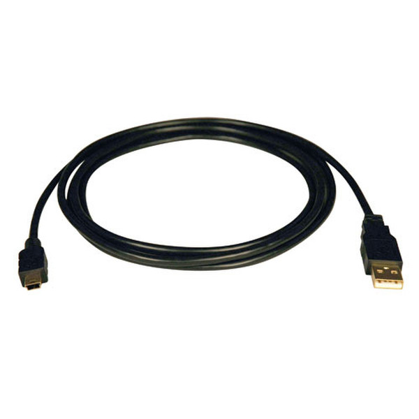 Tripp Lite USB, 2.0, A/Mini-B, 3-ft 0.91m USB A Mini-USB B Schwarz USB Kabel