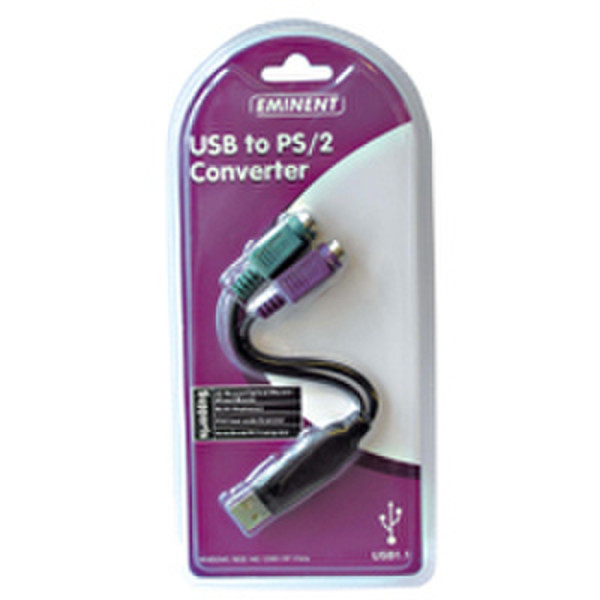 Eminent USB to PS/2 Converter interface cards/adapter