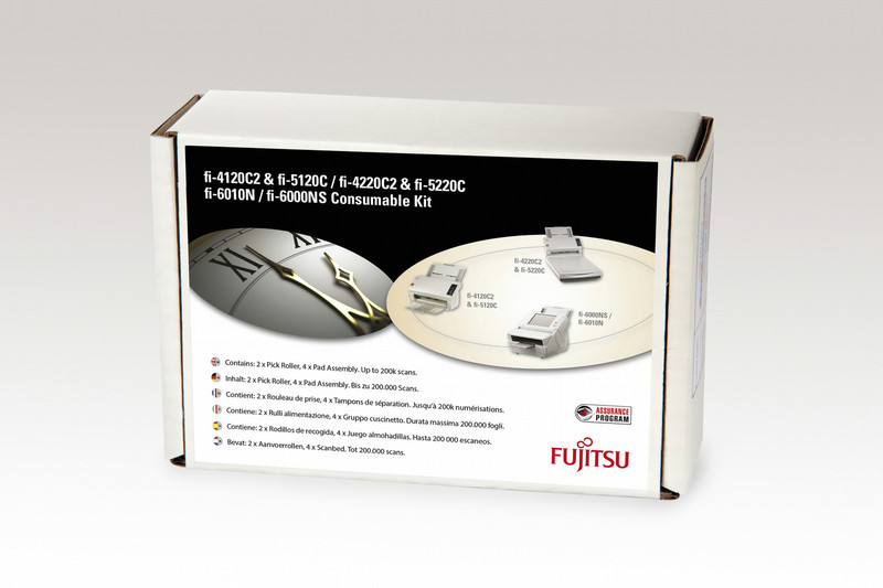 Fujitsu CON-3289-003A Scanner Verbrauchsmaterialienset Drucker-/Scanner-Ersatzteile