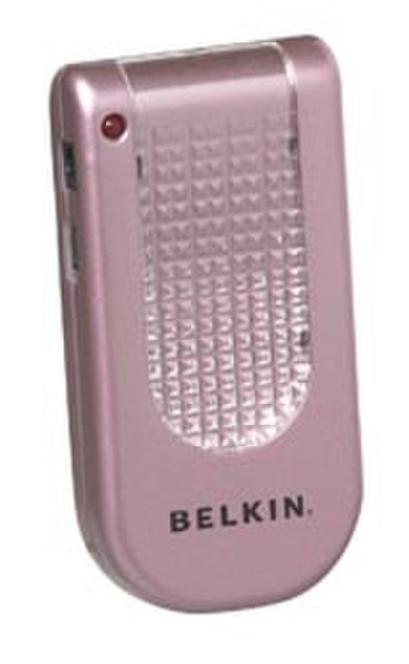 Belkin 4-port USB Hub, Pink 480Мбит/с Розовый хаб-разветвитель