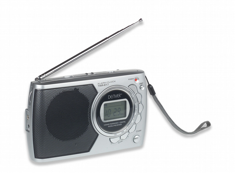 Denver Portable World Receiver TWR-817 Tragbar Digital Radio