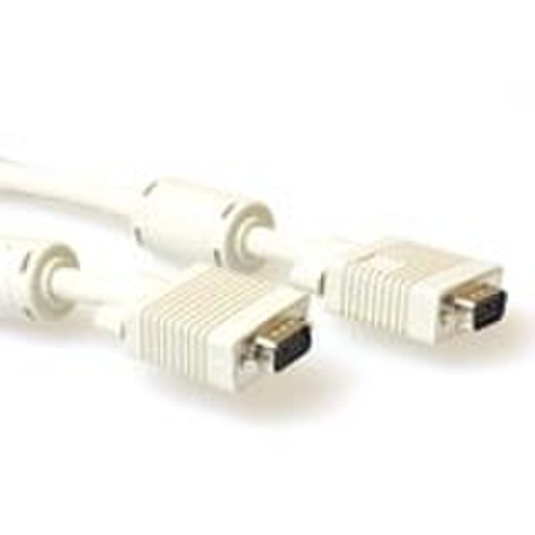 Intronics VGA connection cable male-male whiteVGA connection cable male-male white