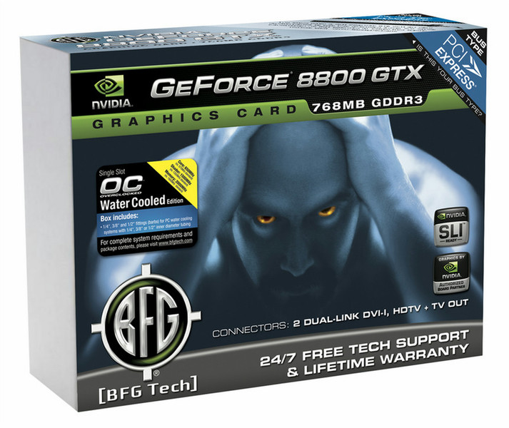 BFG Tech 8800 GTX OC 768MB GeForce 8800 GTX GDDR3