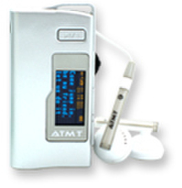 ATMT 7310 MP3 Player 1GB, Silver