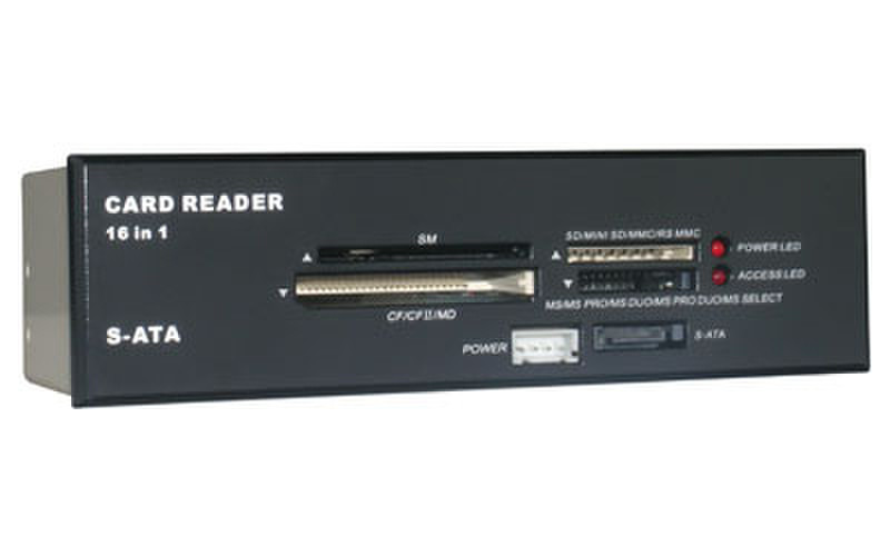 Techsolo TCR-1630 16in1 cardreader Черный устройство для чтения карт флэш-памяти
