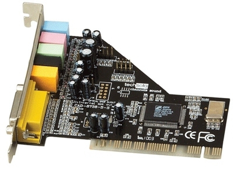 Techsolo PCI 5.1 soundcard Eingebaut 5.1channels PCI