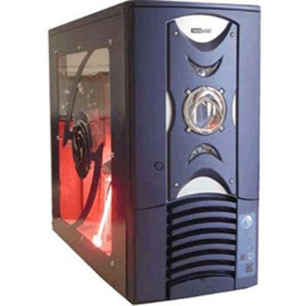 Techsolo TC-70 Midi-Tower Blue computer case
