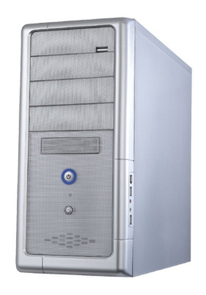 Techsolo case TC-100 silver Midi-Tower Silver computer case