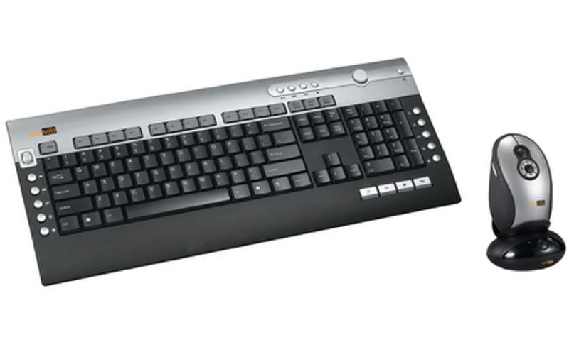 Techsolo TKM-550 wireless multimedia keyboard-set RF Wireless keyboard