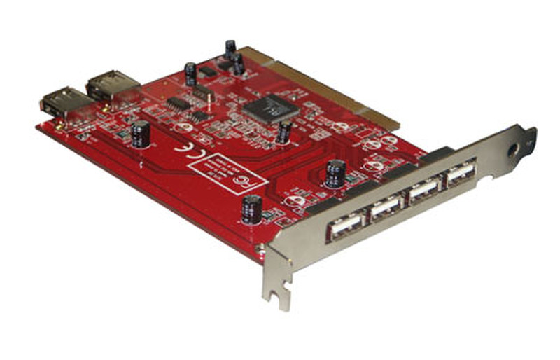 Conceptronic Internal 6-ports PCI USB 2.0 Card interface cards/adapter