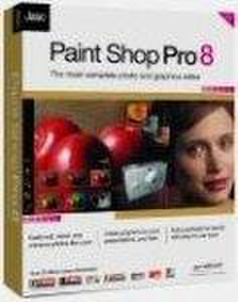 Corel K 9xPaintShop Pro 8.x+1free US CD NT9x