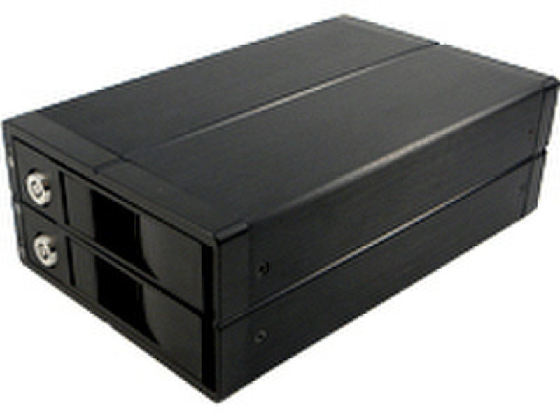 MicroStorage 3U2B3A 3.5" Черный кейс для жестких дисков