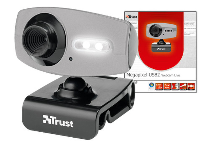 Trust Megapixel USB2 Webcam Live WB-5600R 1280 x 1024Pixel USB 2.0 Webcam