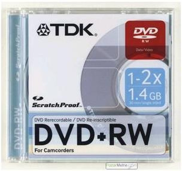 TDK DVD+RW 8CM 1.4GB