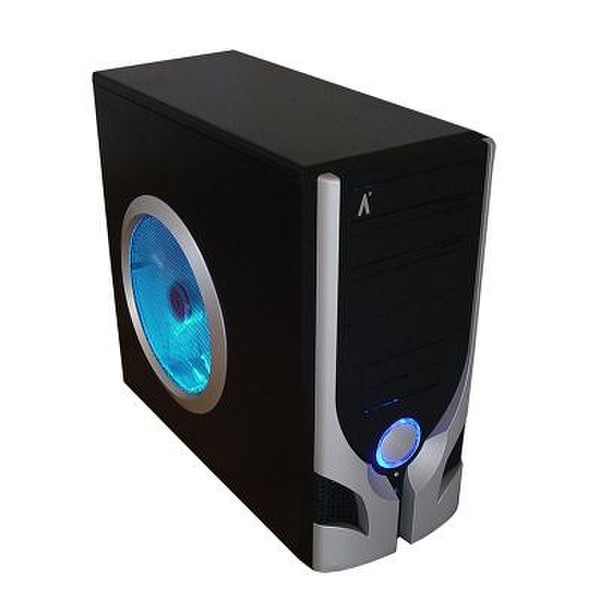 Nanopoint Xclio2 Aplus Case Midi-Tower Черный, Cеребряный системный блок