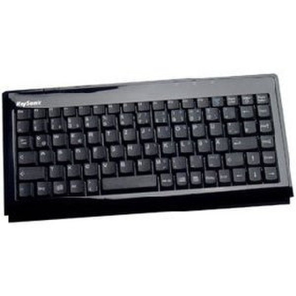 Nanopoint KB-ACK-3700C Compact keyboard USB+PS/2 QWERTZ Black keyboard