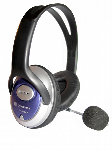 Dynamode DH-660 Binaural Wired Black mobile headset