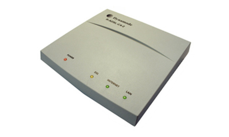 Dynamode R-ADSL-C4-2 Подключение Ethernet ADSL2+ Серый проводной маршрутизатор