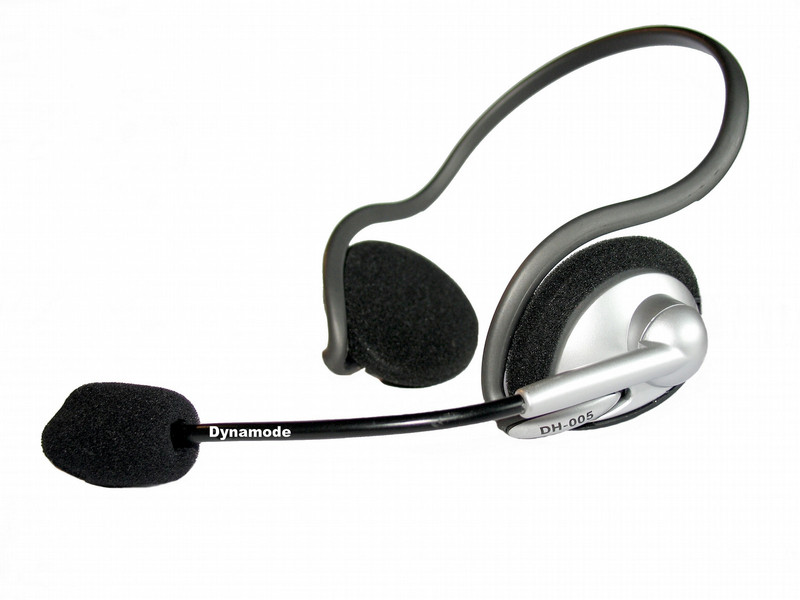 Dynamode Skype Stereo backheld headphone with Mic. Binaural Wired mobile headset