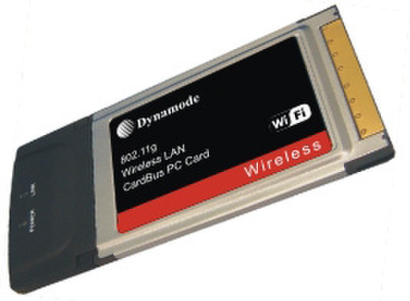 Dynamode 108Mbps Wireless PCMCIA Card 108Mbit/s networking card