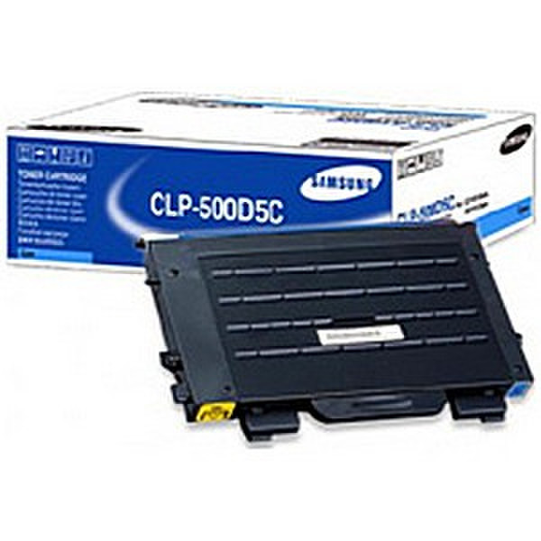 Samsung CLP-500D5C Lasertoner 5000Seiten Cyan Lasertoner / Patrone