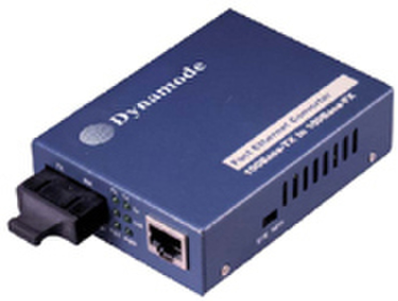 Dynamode 10/100Base to 100Base Fibre Optic Converter SC 100Mbit/s 1310nm Netzwerk Medienkonverter