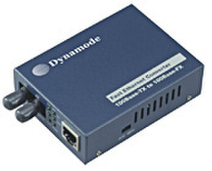 Dynamode 100Base TX to 100Base Fibre Optic Converter ST 100Mbit/s network media converter