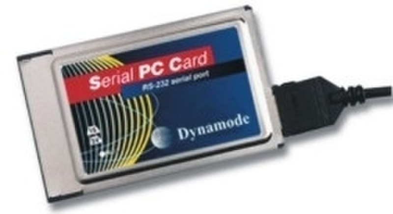 Dynamode RS232 PCMCIA Serial Port 0.056Mbit/s Netzwerkkarte